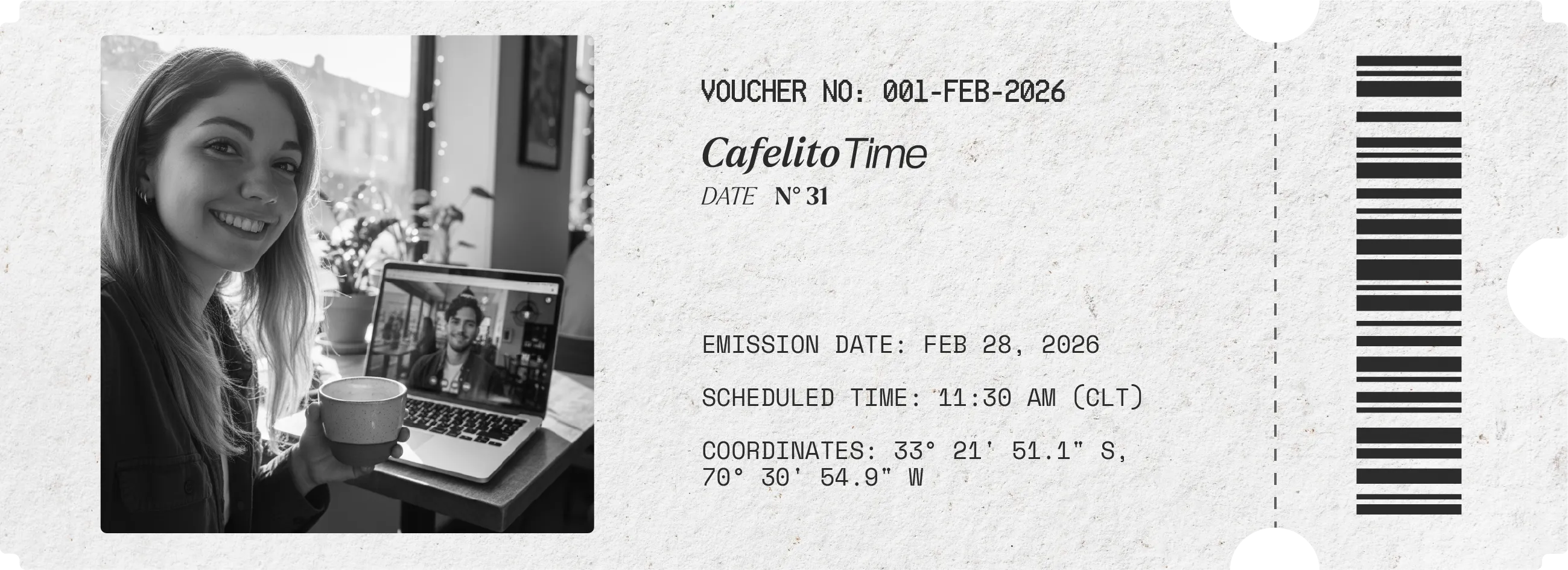 Ticket Cafelito Time